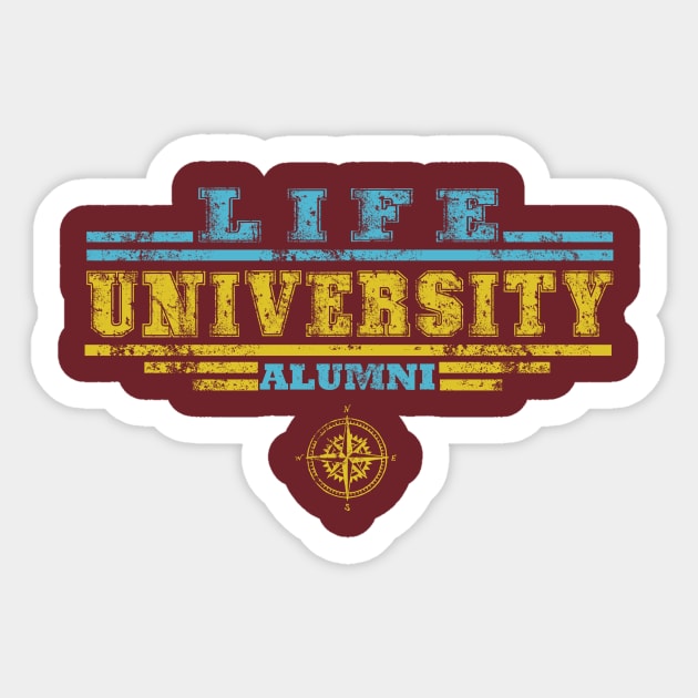 Life University Sticker by Vick Debergh